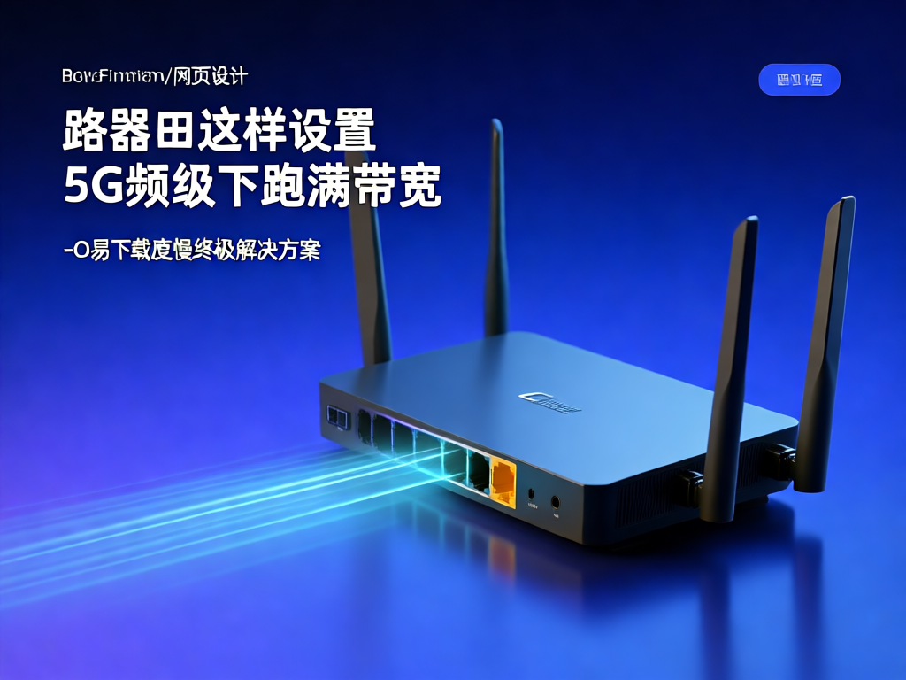 路由器5G设置示意图